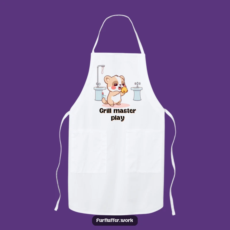 Funny Playful Pet Toy Apron - Chef's Grooming Game Wear