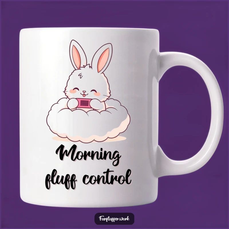 Funny Bunny Cloud Comb Mug: Whimsical and Hilarious Gift for Dreamers