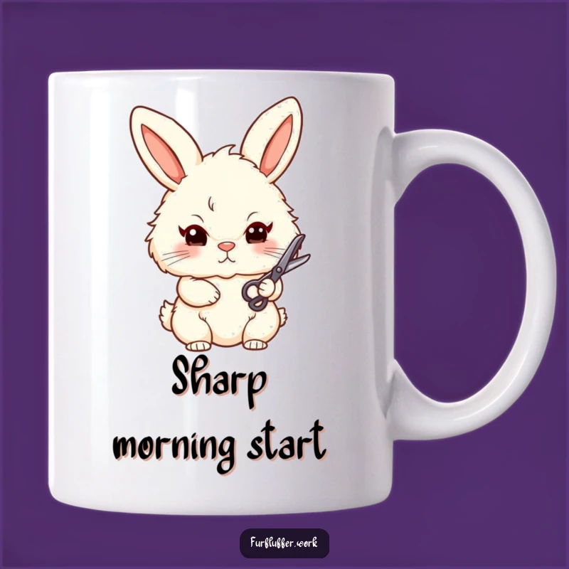 Funny Bunny Groomer Mug - Determined Stylist, Humorous Pet Gift