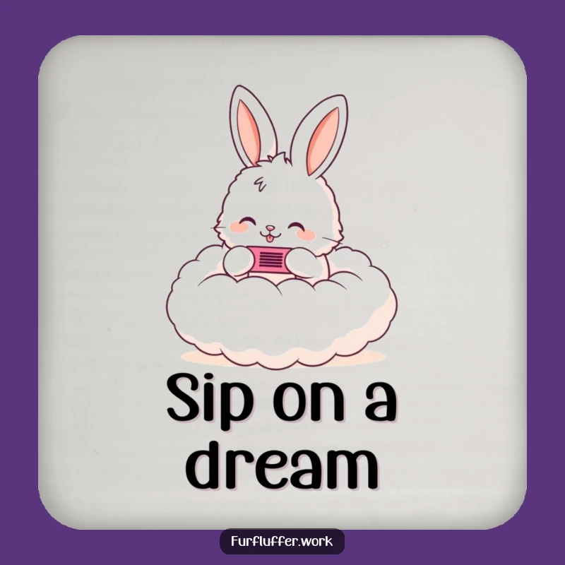 Funny Bunny Cloud Comb Coaster: Protect Surfaces with Whimsical Charm