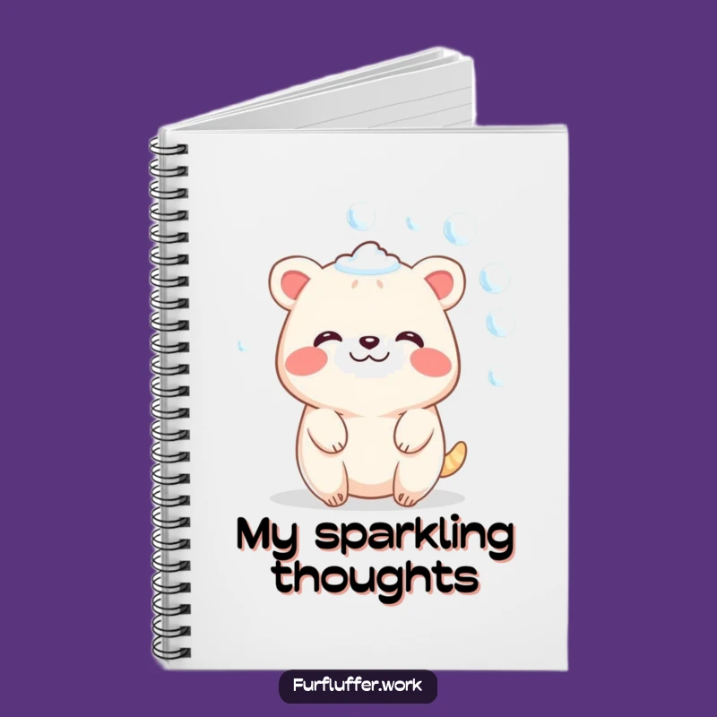 Funny Blissful Animal Bubble Notebook - Jot Down Relaxing Thoughts