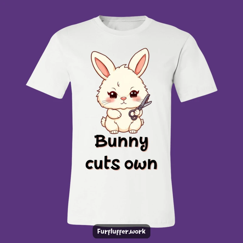 Funny Bunny Groomer T-Shirt - Dapper Style, Hilarious Pet Tee