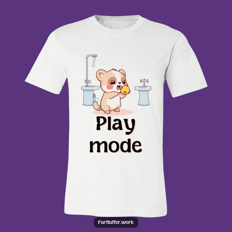 Funny Playful Pet Toy T-Shirt - Grooming Time Shenanigans Tee