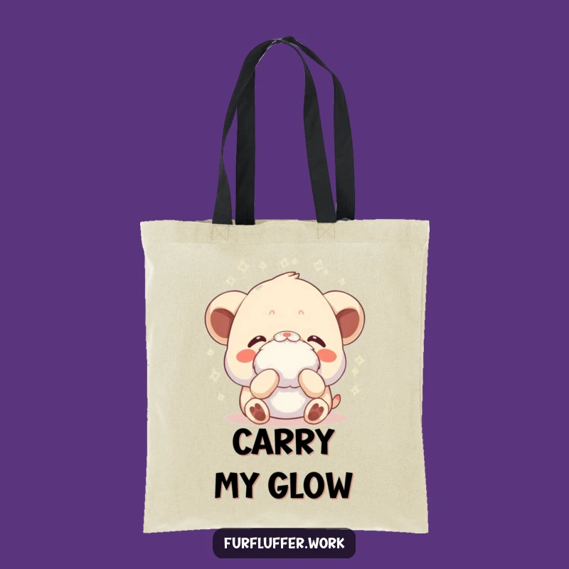 Funny Pampered Animal Fluff Tote Bag - Chic Spa Accessory